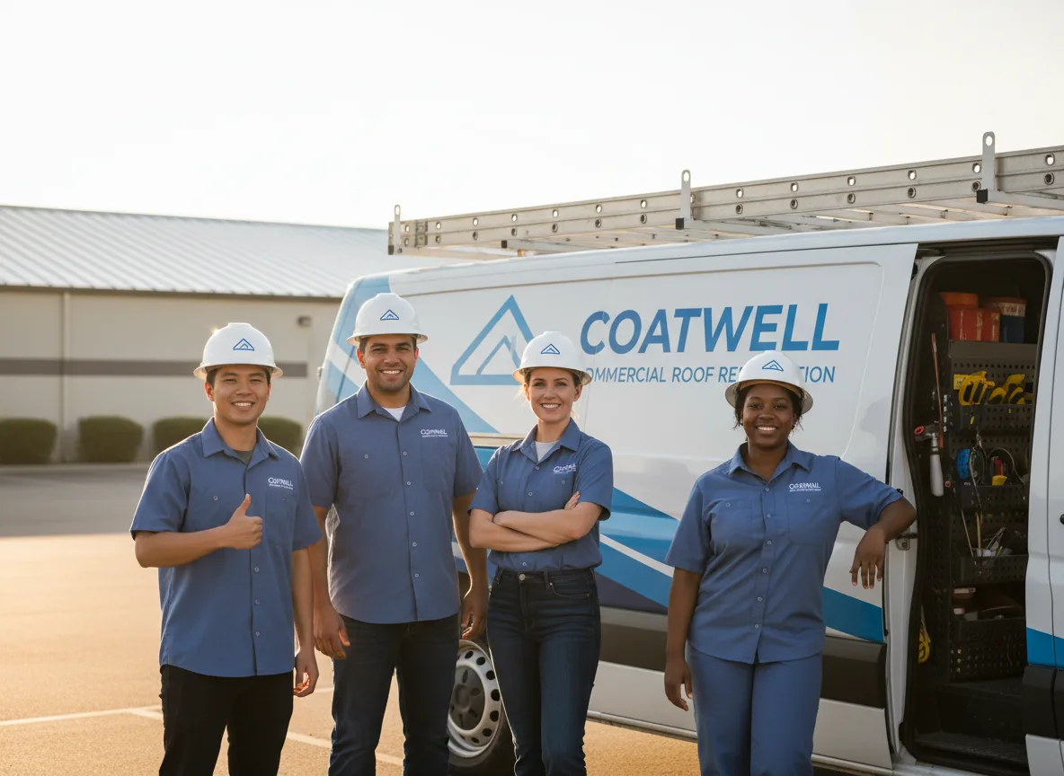 Commercial roof coating company in Topaz, CA